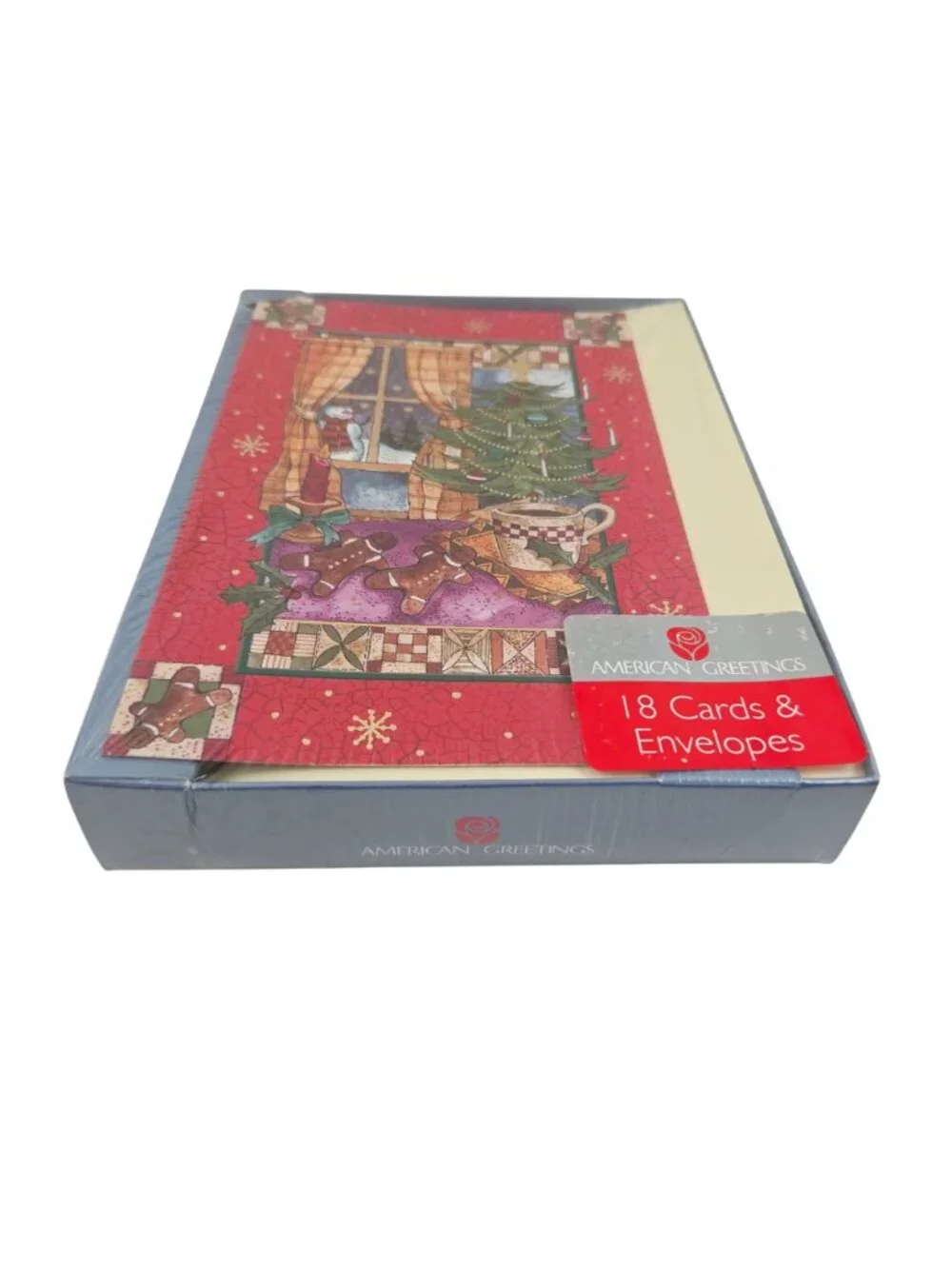 American Greetings 18 Christmas Cards Factory Sealed Country Style Holiday